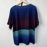 Gradient Transition Color T-Shirt
