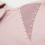 Black Pearl Studded Streetwear Hoodie