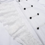 Lace Ruffle Lantern Sleeve Renaissance Shirt