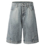 Vintage Washed Denim Shorts