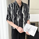 Ice Silk Contrast Shirt