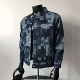 Digital Texture Denim Jacket
