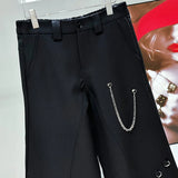 Curved Chain Trousers