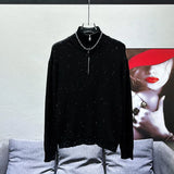 Starlit Midnight Knitted Sweater