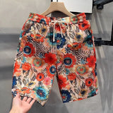 Tropical Flower Printed Shorts