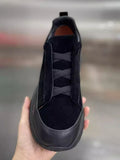 Leather patch Slip On Sneakers