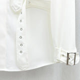 Luxury Double Strapped Button-Up
