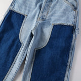 Riveted Hem Denim Jeans