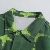 Verde Cross Dyed Denim Jacket