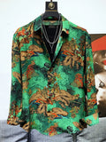 Emerald Jungle Vintage Print Shirt