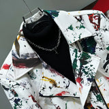 Bright Graffiti Printed Jacket