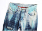 Sea Blue Gradient Denim Jeans