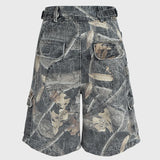 Branch Graphic Denim Shorts