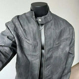 Charcoal Moto Jacket