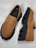 Multi-Color Platform Style Loafers
