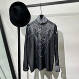 Transparent High-Neck Shirt