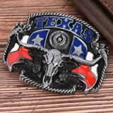 Texas Bull Horn Vintage Belt Buckle