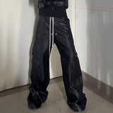 Baggy Pleather Cargo Pants