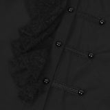 Lace Ruffle Lantern Sleeve Renaissance Shirt