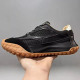 Patchwork Trail Mesh Sneakers