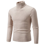 Cable Knitted Turtleneck Sweater