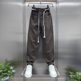 Charcoal Haze Rope-Tie Joggers