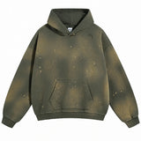 Distressed Splatter Hoodie