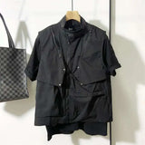 Urban Shadow Layered Tech Shirt