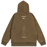Ripped Skeleton Washed Hoodie