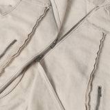 Irregular Cross Zipper Hoodies