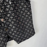 Layered Sequin Vest
