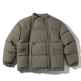 Double Zipper Padded Parka