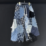 Rugged Fusion Patchwork Shorts