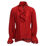 Steampunk Long Sleeve Ruffled Shirt