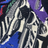 Retro Multicolor Knitted Sweater Vest