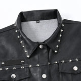 Riveted Leather Motor Vest