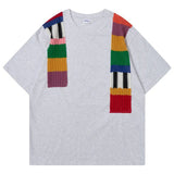 multicolor graduation stole t-shirt