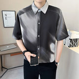 Tie Dye Button-Up Shirt