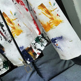 Bright Graffiti Printed Jacket