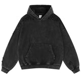 Shadow Burnout Distressed Grey Hoodie