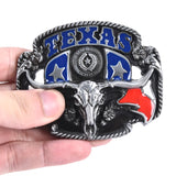 Texas Bull Horn Vintage Belt Buckle