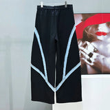 Knife Carved Denim Pants