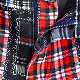 Denim Patchwork Printed Jean Shorts