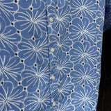 Hollow Breathable Floral Shirt