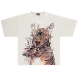 Artistic Cat Graphic Tee