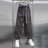 Charcoal Haze Rope-Tie Joggers