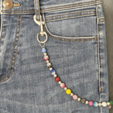 Beaded Rhinestone Jean Chain