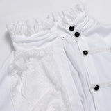 Lace Ruffle Lantern Sleeve Renaissance Shirt