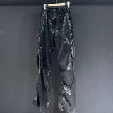 Reflective Textured Motorcycle Pants