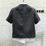 Diamond Set Multi Pocket Coat